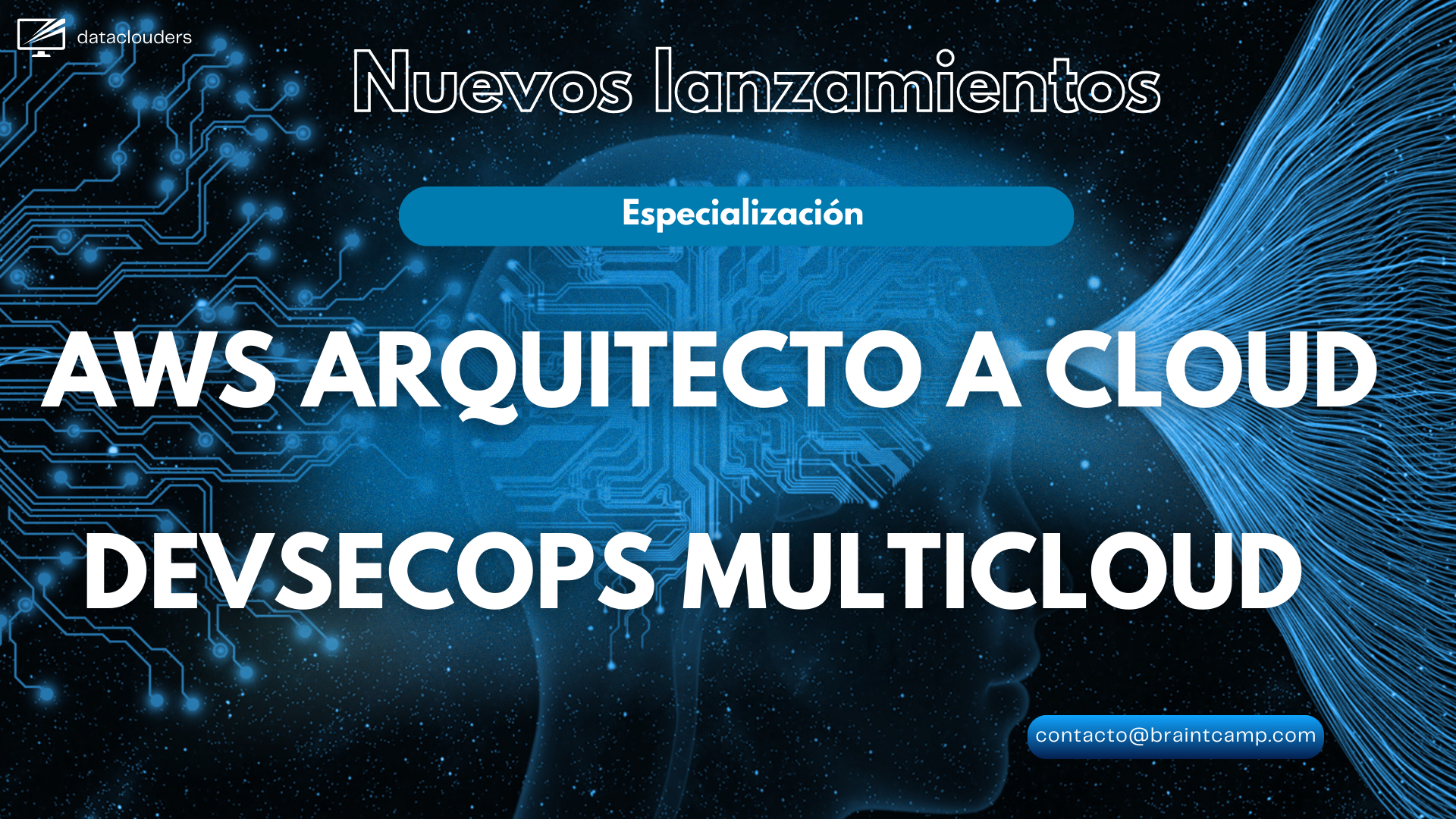 Presentación de Tecnología Inteligencia Artificial Profesional Sencilla Azul y Negro